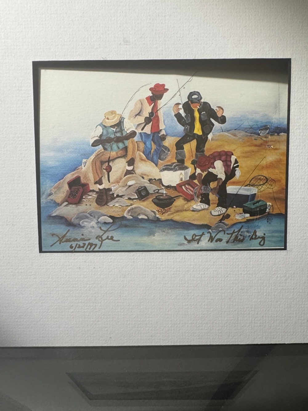 SIGNED ANNIE LEE “It Was This Big” Print